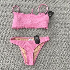 Pink floral bikini NWT